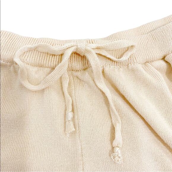 Pink Knit Women’s Drawstring Waist Sleep Shorts, Size Large - Picture 3 of 7